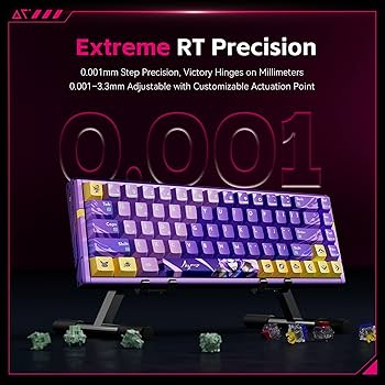 ATK RS6 ホワイト Amazon.com: ATK RS6 Ultra Hall Effect Gaming Keyboard – 65